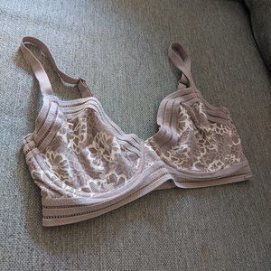 Victoria's Secret PINK Lace Bra in Grey/Lavender